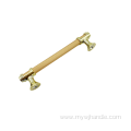 European high-end light luxury door handle yellow